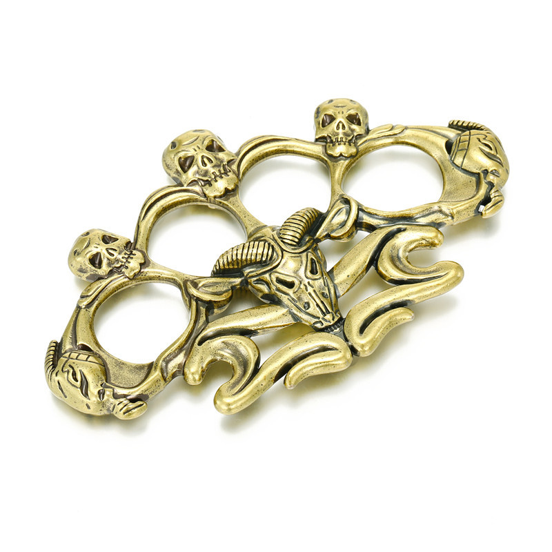 Anillo De Metal Calavera Punk display picture 1