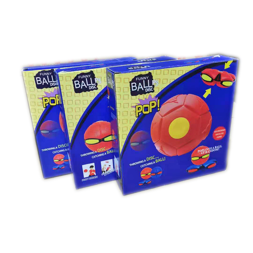 Ball Vibrato Stepping On The Ball Frisbee To Vent Deformation Ball To Vent Bouncing Ball Children's Toys With Lights