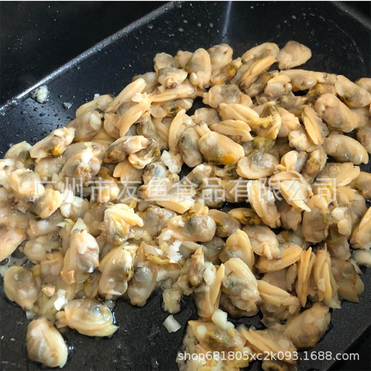 印尼进口花蛤肉 冻蛤肉 无沙冰冻野生冷冻蛤蜊肉海鲜 20斤/箱