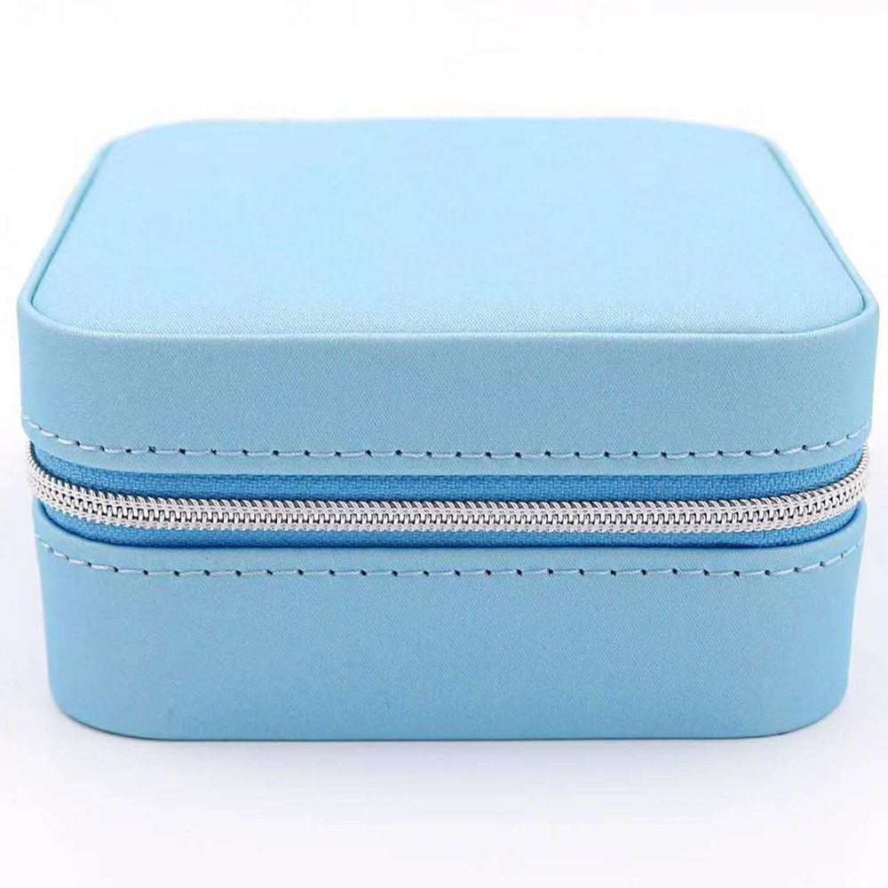 源头工厂现货皮质珠宝首饰盒  小号便携式饰品化妆品收纳包