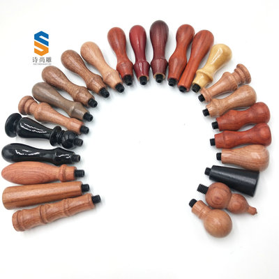 Manufactor seal Wooden handle Retro Wax seal Black walnut Wooden handle originality Customizable logo