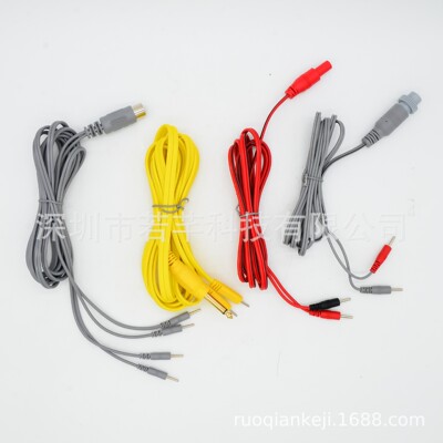 中频治疗仪电极线定制 理疗线定制 中频发热线厂家