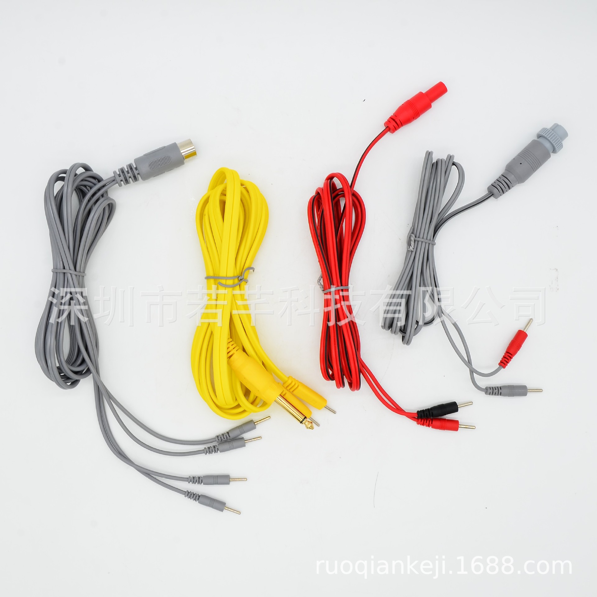 中频治疗仪电极线定制 理疗线定制 中频发热线厂家