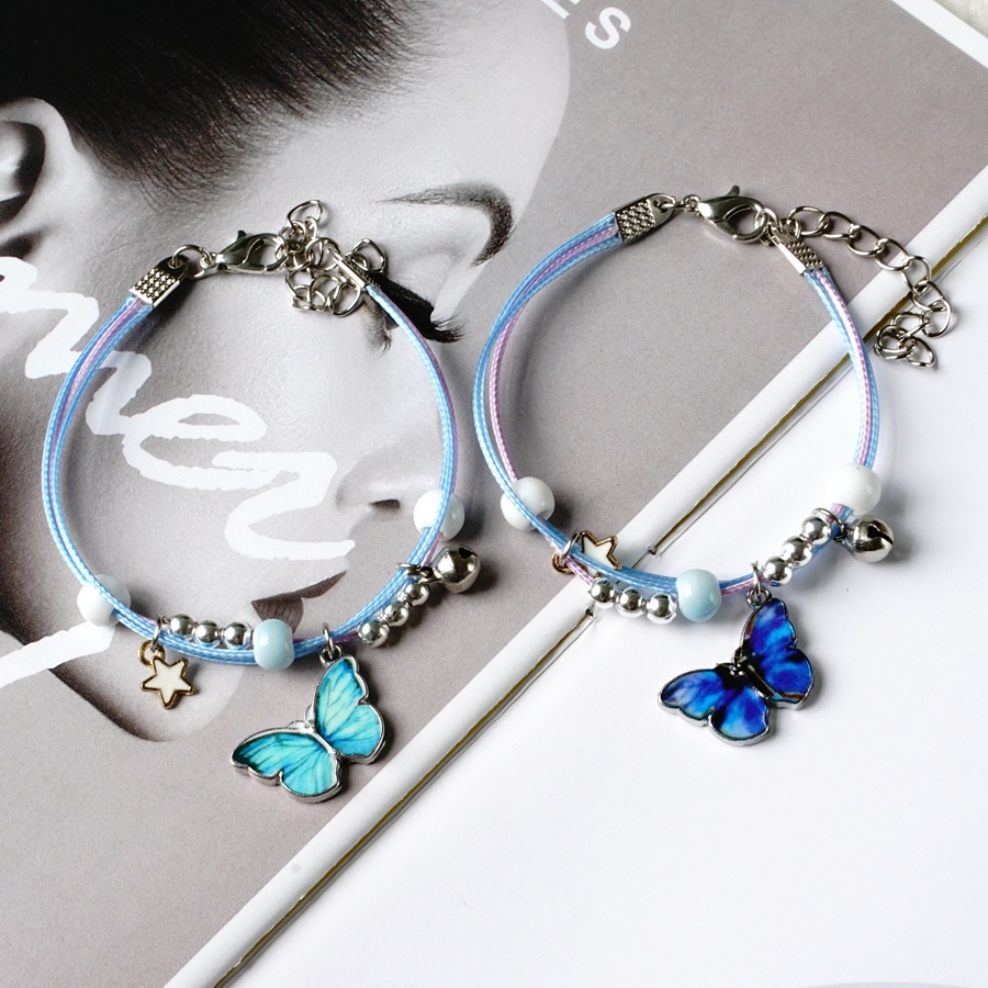 Simple Style Butterfly Alloy Knitting Bracelets display picture 8