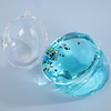 Oval plastic candy box exquisite plastic gift box Creative 3 egg -shaped wedding candy plastic box