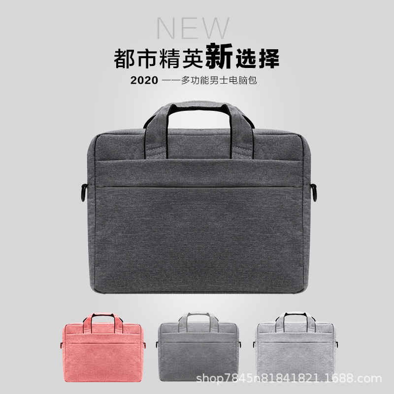Notebook bag laptop bag large capacity business shoulder bag men and women custom LOGO New spot wholesale