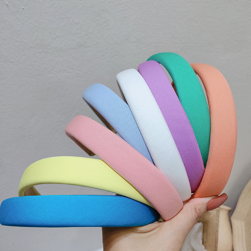 Korean Pure Candy Color Headband display picture 11