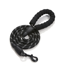一件代发包邮 宠物用品狗绳尼龙圆绳反光牵引绳耐磨狗绳子1.5米