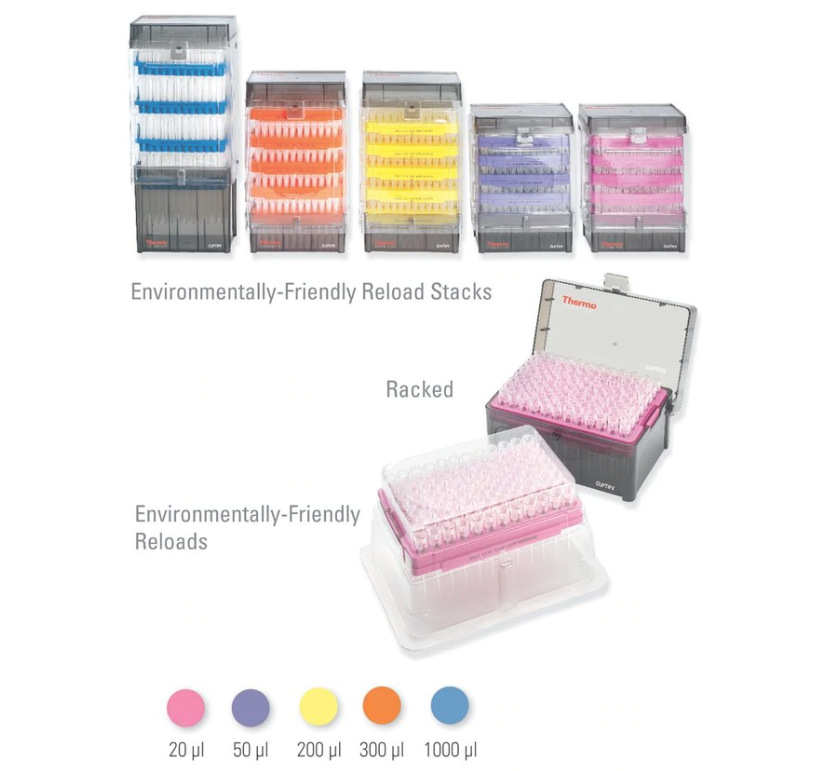 Thermo赛默飞 94420053 ClipTip 384孔12.5ul带滤芯盒装吸头无菌