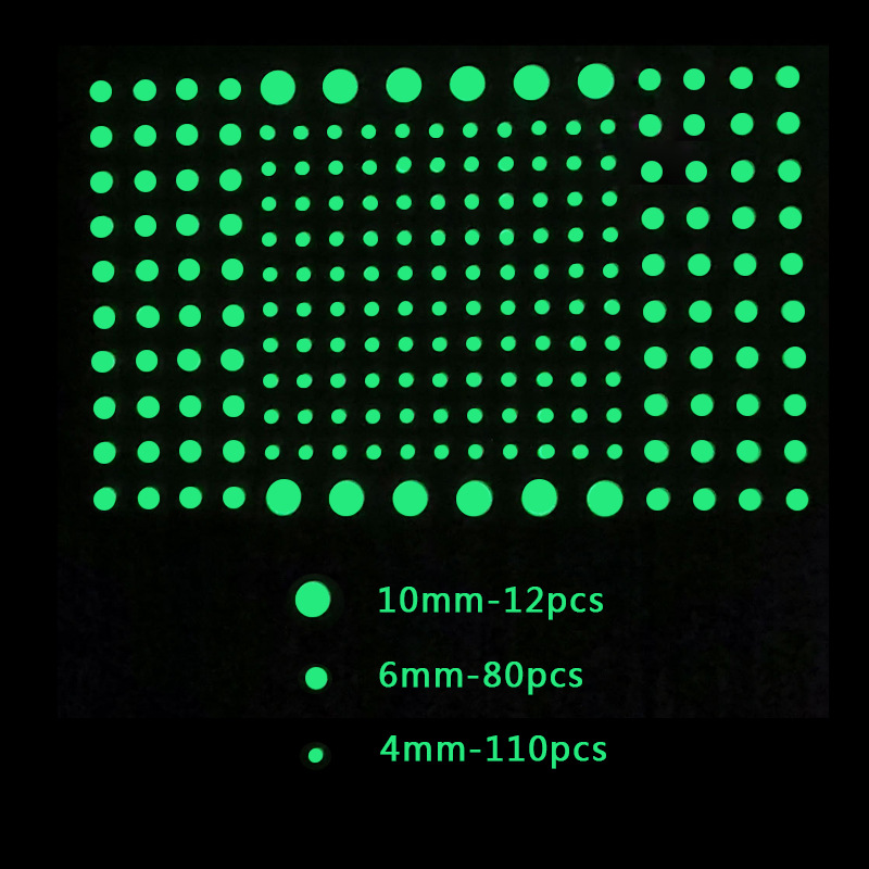 Neuer Stereo-aufkleber Luminous Bubble Stereo Luminous Wall-aufkleber display picture 4
