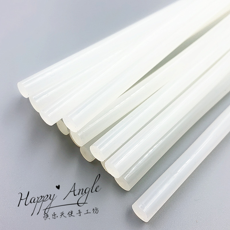 透明热熔胶枪胶条diy手工配件热熔胶棒7mm居家用饰品发饰