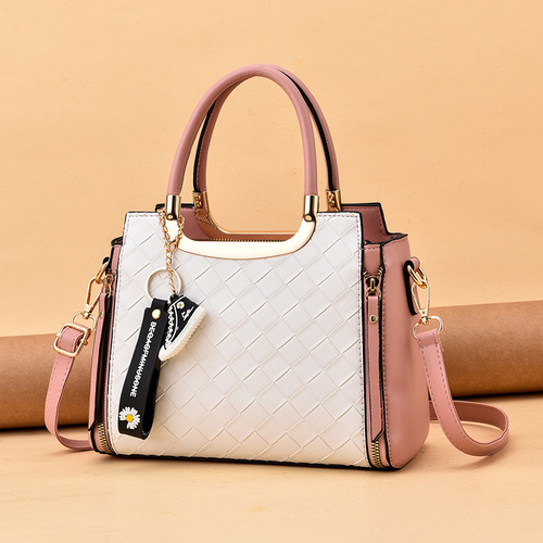 2020 new style women's bag Korean trendy shoulder bag fashionable popular internet celebrity woven crossbody handbag