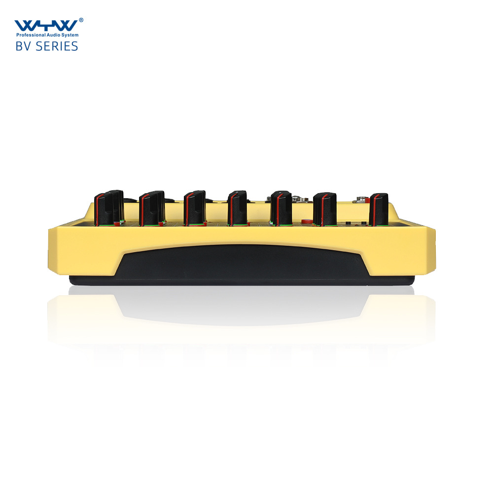 공장 직접 블루투스 사운드 카드 6 채널 믹서 홈 스테이지 USB 작은 믹서 국경 독점