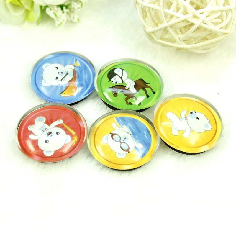 Картировать на заказ стеклянная наклейка на холодильник органическая мультяшная стеклянная магнитная наклейка для украшения дома стеклянная магнитная наклейка на заказ