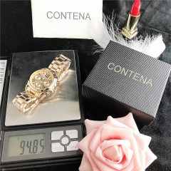 手錶時尚貝殼面石英表石英表批發WISH時尚熱賣新款