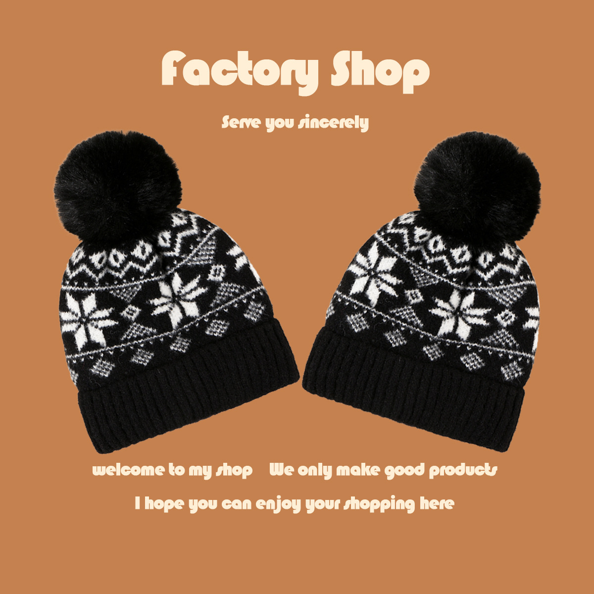 Fashion Warm Knit Hat display picture 2