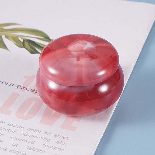Poppy diy crystal glue mold rouge lipstick jar decoration small jar storage box silicone mold