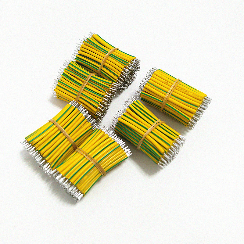 厂家直销常规0.5平方 150MM长 电子线材 连接导线双头镀锡焊接线