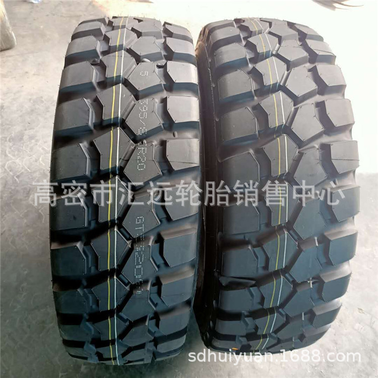 三角前进德安通陕汽消防车395/85R20越野轮胎395/85r20 365/85r20