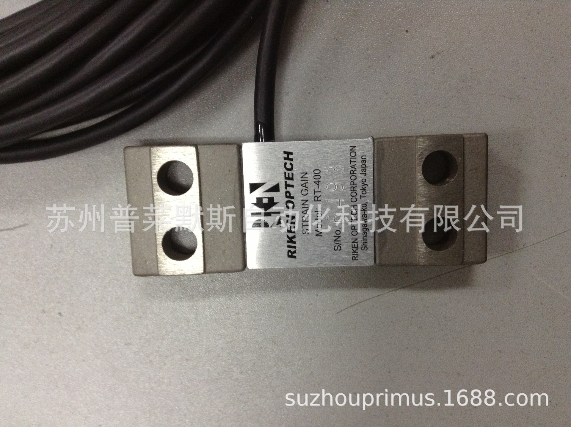 日本理研吨位仪传感器  应变规RT-400 UNDLM-400 冲床荷重计