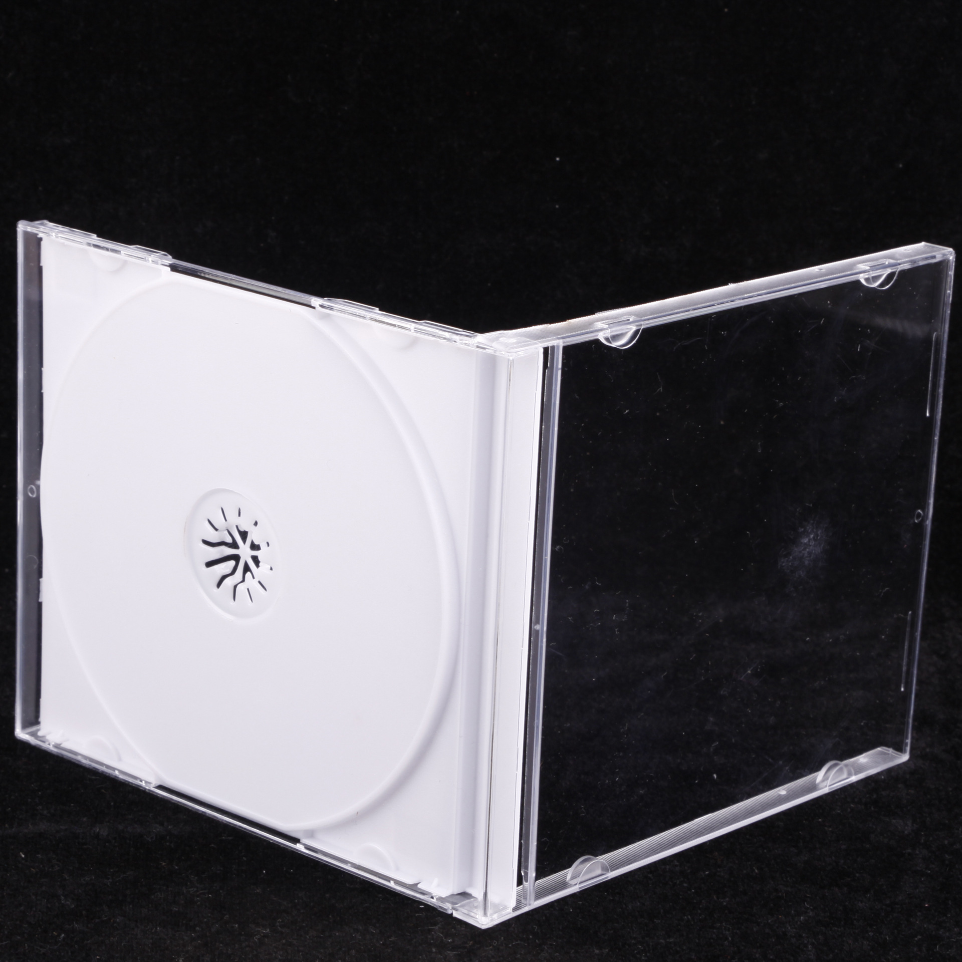 光盘盒 单片装加厚CD唱片包装盒  07CD白单 DVD乳白光碟盒