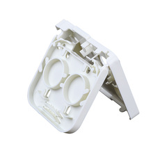 白色單口光纜終端盒 1芯光纖桌面盒可供應單工雙工型號光纖接線盒