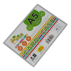 210mm*148mm PVC Quick Installation JX-805 Transparent Hard Card Case A5 Hard Cover/ID Holder