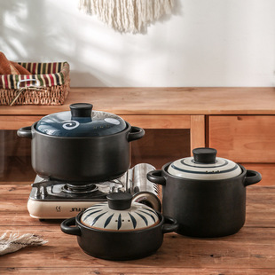 Daifa Japanese Casserole Small Soup Pot Household Gas Stew Pot Soup Pot Gas Stove Ceramic Rice Pot Small Soup Pot