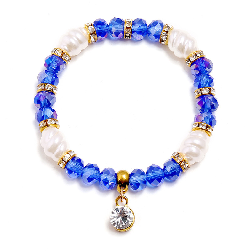 Fashion Hot Selling Bracelet Women's All-match Accessories Simple Temperament Exquisite Diamond Beaded Crystal Bracelet Small Gift