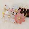 Zhuohui New Products Czech glass petals 11*20 Luo Shenhua DIY ancient style hair bun accessories accessories