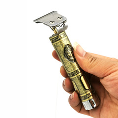 Kemei 1974 Buddha Model A Dragon and Phoenix Model C Oil Head Carved Electric Hair Clipper Dry Battery Model Hair Salon Special Use Hair Cutting Razor