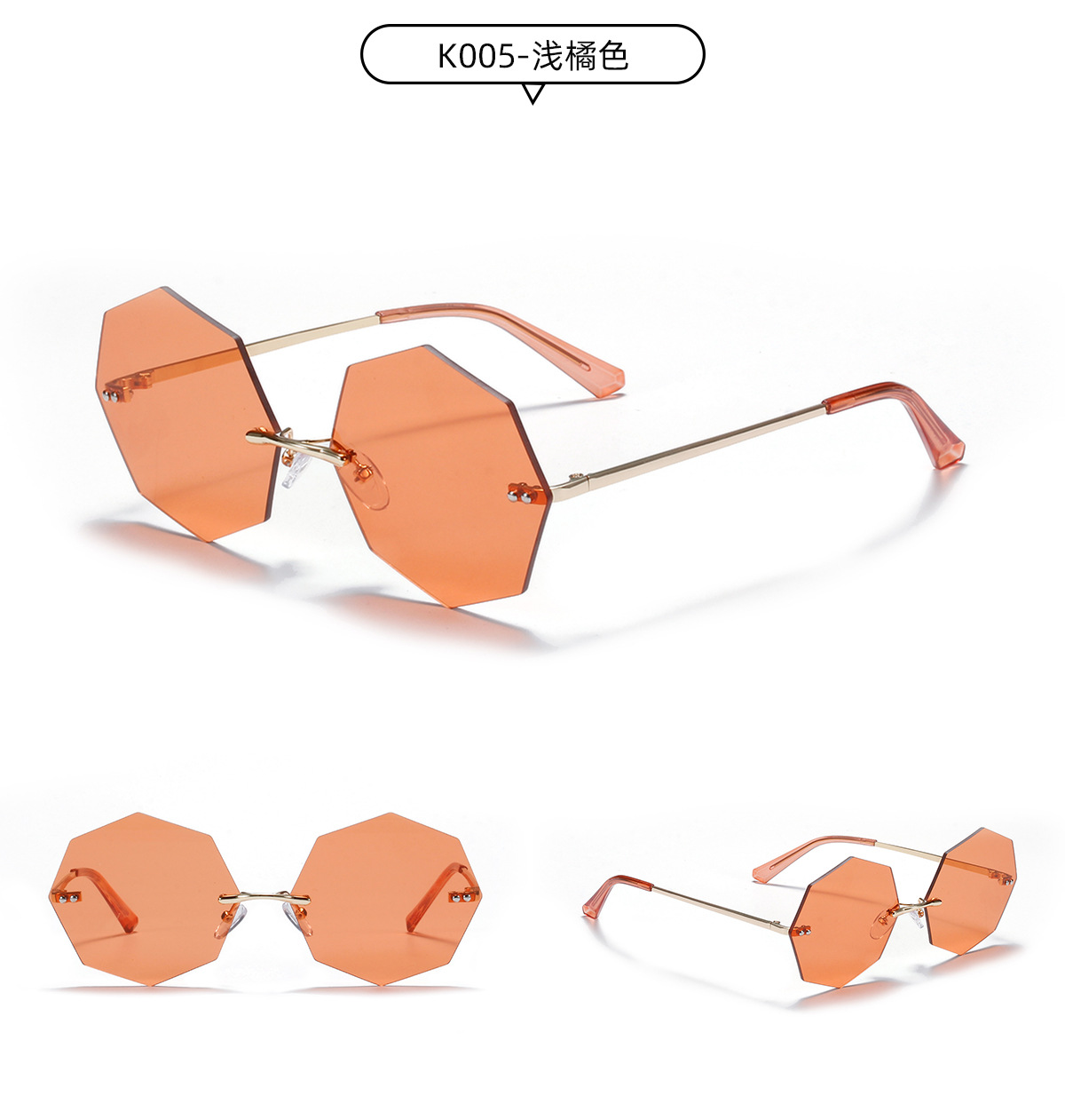 Polygon  Retro Metal Sunglasses display picture 9