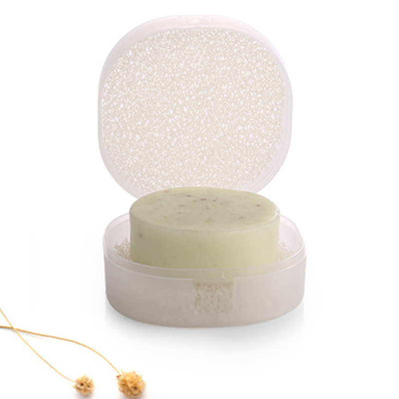 【工厂定制】起泡海绵沥水白色粗孔爆破网状棉圆片 5mm厚香皂托