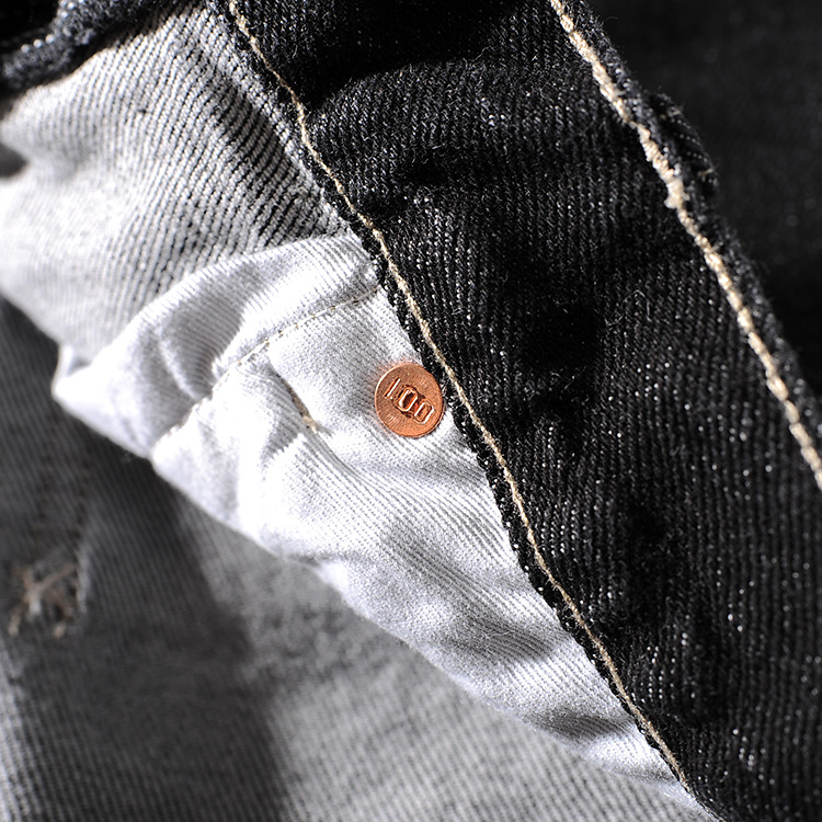 DEESMANC and CO autumn/winter new original color heavy men's jeans young men's trousers 357 43