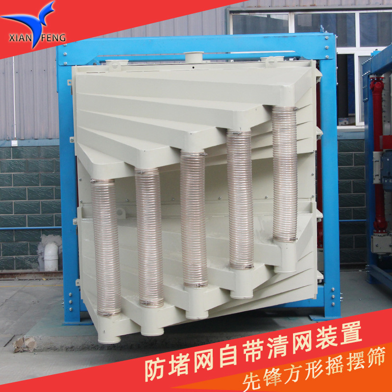 黄沙大型方形摇摆筛 陶粒砂摇摆筛分机 石油化工砂方形摇摆筛分机