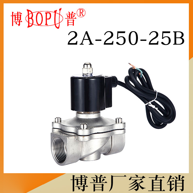 1寸不锈钢 防水电磁阀 2A-25B  户外 喷泉专用 水阀 BOPU厂家直供