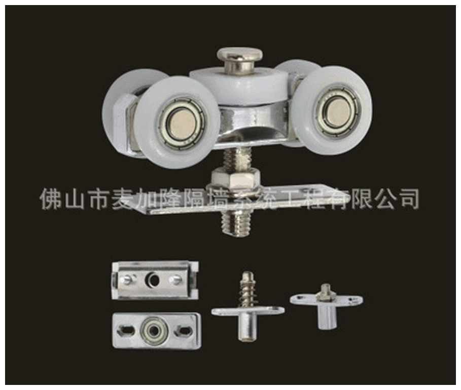 批发 YAD-8027双扇折叠门吊轮 不锈钢折叠门吊轮