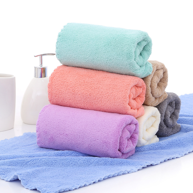 Coral soft dry towel