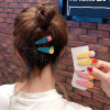 Children's hairgrip, fruit cute set, hairpins, Korean style, flowered