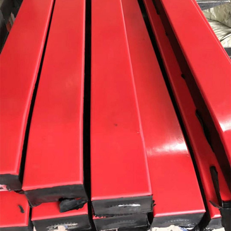 输送机缓冲条B1200皮带机用缓冲床B1500阻燃减震耐磨聚乙烯规格全