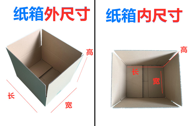 纸箱内外尺寸