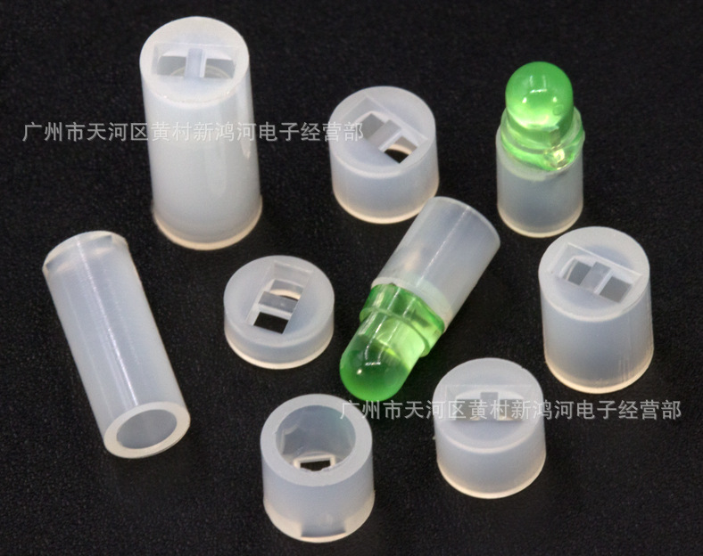 LED5X20.5MM LED双孔隔离柱 塑料间隔柱 圆形间隔柱 LED导光柱-阿里巴巴
