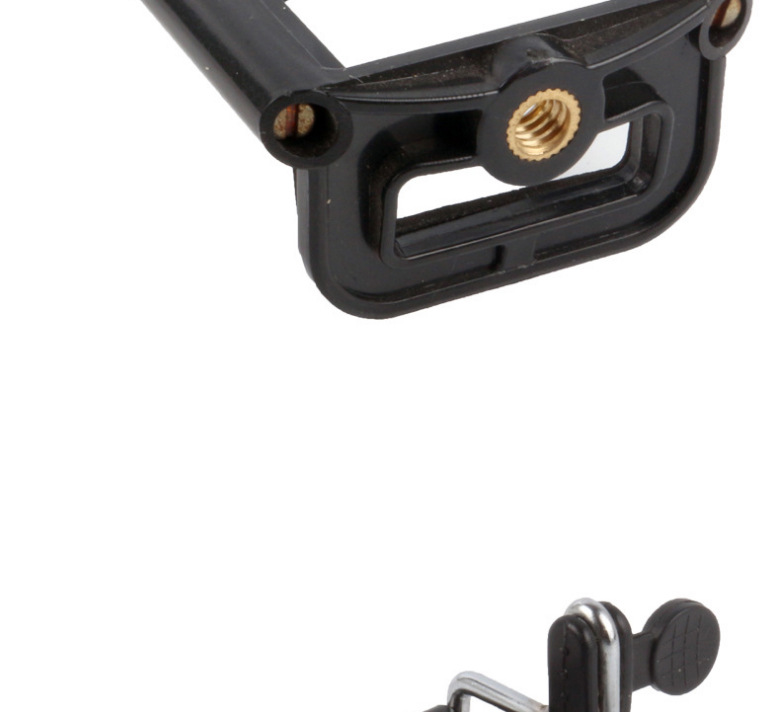 通用万能手机夹-自拍杆U型手机夹子-三脚架懒人支架夹子-1_