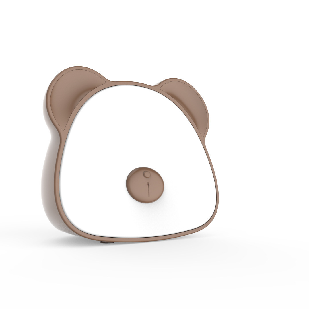 简约led人体感应灯电池USB充电小夜灯智能卧室床头台灯寝室护眼灯