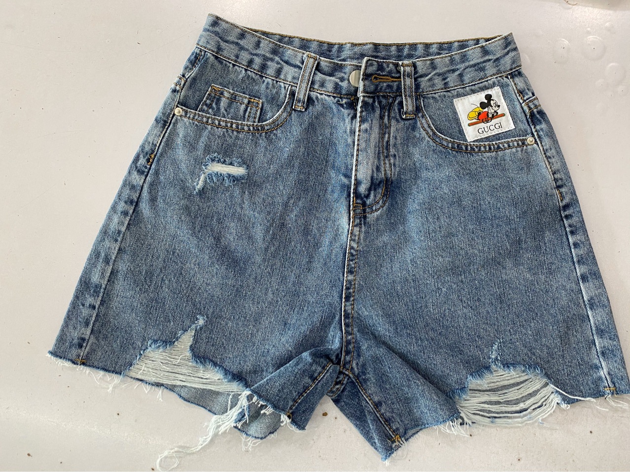 2020 summer hole blue cowboy shorts Mickey Hot pants Stalls Best Sellers