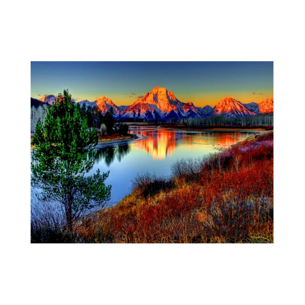 Noche ciudad DIY pintura al óleo digital fábrica al por mayor sin marco combinación apretado marco interior estilo más de 1 unidades entrega