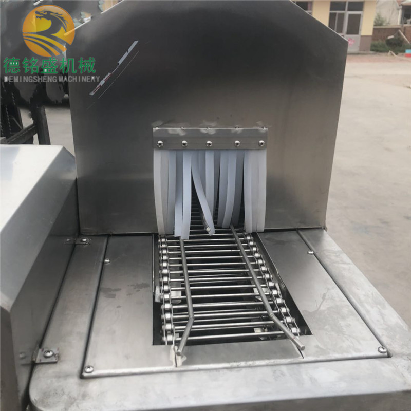 六米的玻璃瓶清洗机价格 隧道喷淋式鱼罐头瓶清洗风干线 理瓶机