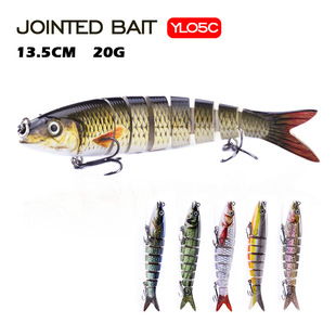 Hard Swimbaits Jointed Swimbait Fresh Water Bass Swimbait Tackle Gear