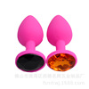 Spot wholesale Silicone backyard anal plug anal sex Swelling Swelling Products Men and Women Couples with rose red anal plug