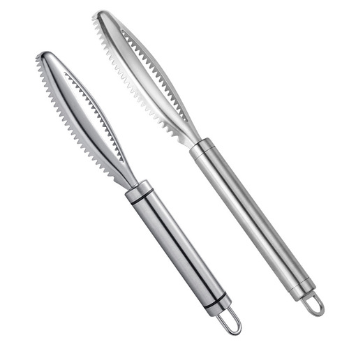 304 stainless steel fish scale scraper household manual scale fish killing brush knife kitchen gadget scale remover